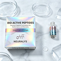 Boîte d'emballage personnalisée avec logo imprimé pour kit de stylo à peptides de beauté