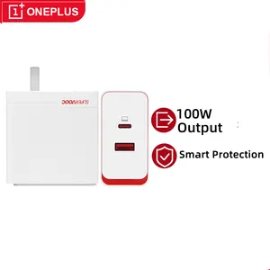 Originele Oneplus 100W Oplader Supervooc 10a Dual Poorten Power Adapter Voor Oneplus 11 Ace 2 11r 10 Pro Ace 2V