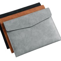 Sac de classement A4 en cuir Yunzhi avec logo imprimé numériquement transfrontalier, porte-documents professionnel modèle 20240319 pour billets et documents