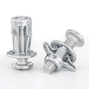 Tuercas de Pétalo de Alta Calidad SS304/316 Zincadas M4 M5 M6, Tuercas Metálicas en Forma de Pétalo con <span class=keywords><strong>Tornillos</strong></span> de Expansión - Product Image 3