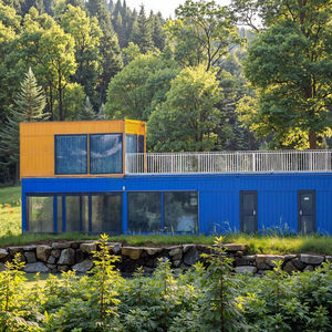 Chambres préfabriquées Maisons en conteneur pour villas Résidence familiale <span class=keywords><strong>Location</strong></span> commerciale Campings Hôtels Écoles-Fabriqué en panneau sandwich - Product Image 2