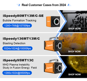 Caméra haute vitesse scientifique 1,3 MP 1150800 ips pour l'enregistrement vidéo SDI au ralenti pour l'analyse des fluides - Product Image 5