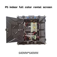 Écran LED géant d'intérieur étanche P5 640x640mm, écran de location P5, panneaux d'affichage publicitaire, mur vidéo pour concert