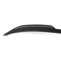 Aileron de coffre en fibre de carbone sèche moulé par compression brillant style MP compatible avec BMW Série 3 G80 M3