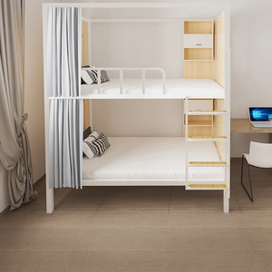 Rideau de lit superposé personnalisé pour dortoir, moderne, en métal, pour étudiants, avec rangement, OEM, mobilier de dortoir scolaire, hôpital, <span class=keywords><strong>appartement</strong></span> - Product Image 5