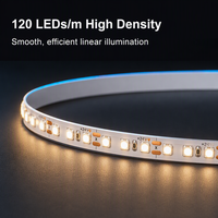 Pita LED Pixel RGBIC SK6812 Fleksibel PCB yang Dapat Dibengkokkan, Kecerahan Tinggi 144 LED/m, USB & Berperingkat IP65, Pilihan Warna Beragam