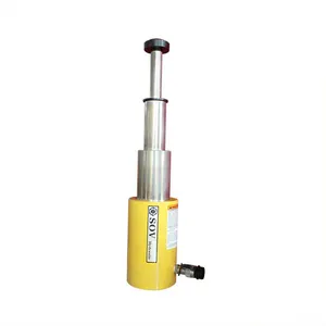 telescopic multistage hydraulic cylinder for dump truck