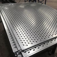 Plaque en maille métallique, grille en aluminium, tôle perforée