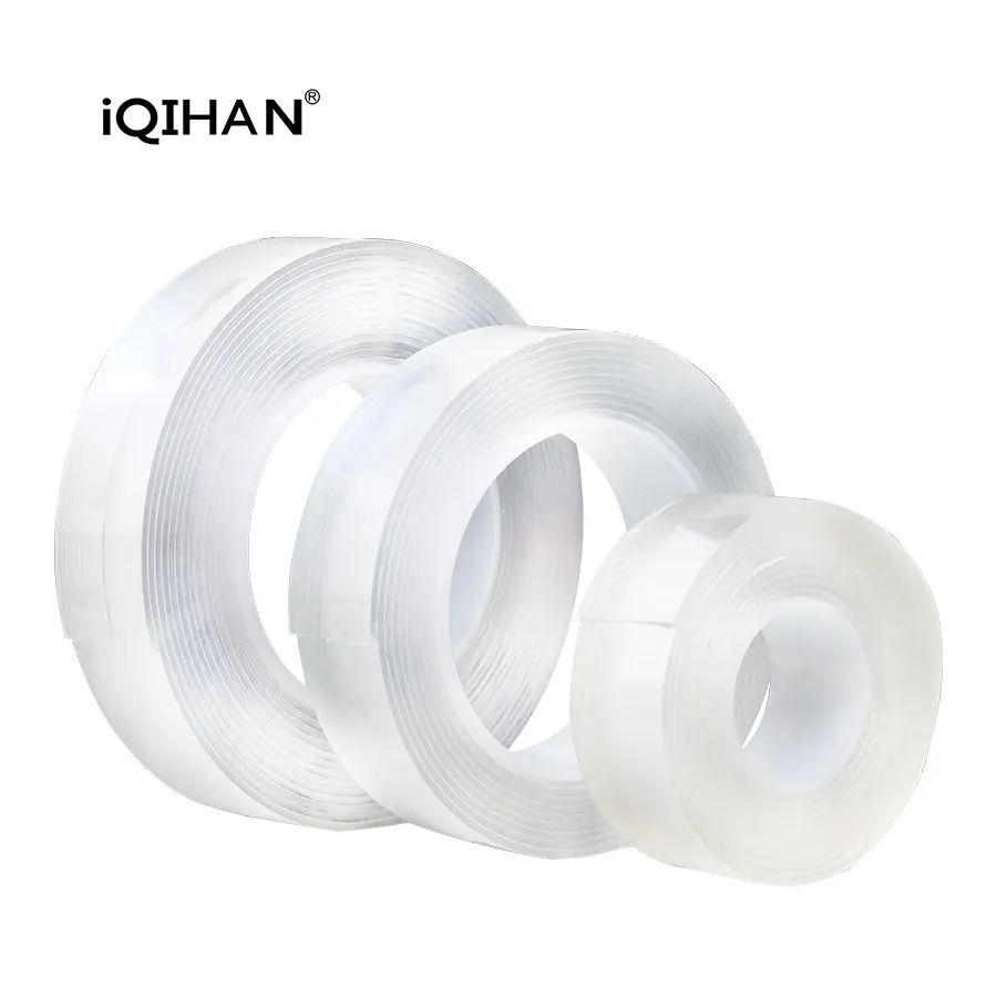 Clear removable nano double-sided adhesive tape sided tape, nano tape, multipu double nano-double-sided-tape