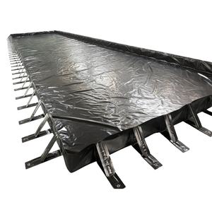 Berm <span class=keywords><strong>de</strong></span> rétention <span class=keywords><strong>de</strong></span> liquides en bâche PVC enduite en forme <span class=keywords><strong>de</strong></span> L personnalisé - Product Image 2