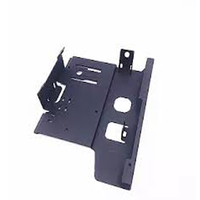 Fabrication de pièces en tôle pour aileron arrière de voiture, avec revêtement en poudre noire ISO9001, pliage CNC, soudage et découpe laser.