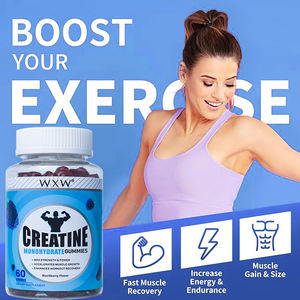 WXW offres de stock créatine aromatisée naturelle bonbons gommeux croissance musculaire supplément de protéines pour l'énergie pas pour les enfants - Product Image 3