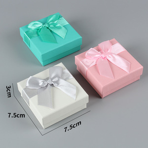 Ciel terre couverture fleur boîte à bijoux boîte à bagues et boîte-cadeau gros papier bijoux conteneur - Product Image 5