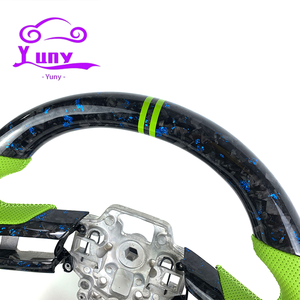 Volant en fibre de carbone forgé sur mesure pour <span class=keywords><strong>Ford</strong></span> <span class=keywords><strong>Mustang</strong></span>, pour <span class=keywords><strong>Mustang</strong></span> <span class=keywords><strong>GT</strong></span> 350 <span class=keywords><strong>500</strong></span> Shelby ZG Mach-<span class=keywords><strong>E</strong></span>, forme en D, 2015-2023 - Product Image 2