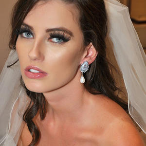 Pendientes de Oro Blanco de Lujo con Perlas Cultivadas del Mar del Sur, Grado AAA, Forma Barroca, Engaste de Garra, para Boda, Plata 925 para Mujer - Product Image 5