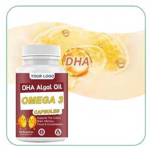 Sağlık Ürünü Omega 3 Kapsül Bitkisel Epa <span class=keywords><strong>DHA</strong></span> Takviye Kapsülleri Alg Yağı Omega 3 Vegan Kapsüller - Product Image 1
