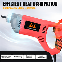 WISDOM Vibrationswerkzeug 1300W Handgehaltener Betonvibrator Motor 220V Betonvibrationsstab Elektrischer Vibrator für Beton