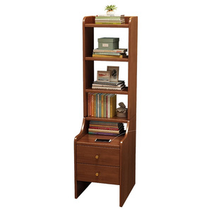 Solid Wood <b>Bedside</b> Table Bookcase With Drawers Storage Rack Bedroom Furniture - Product Image 5