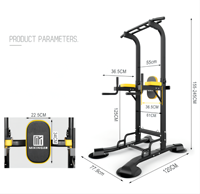 Équipement multifonctionnel de gymnastique à domicile Power Tower Pull Up Bar Dip Station Barres parallèles Indoor Horizontal Bar Chin Up