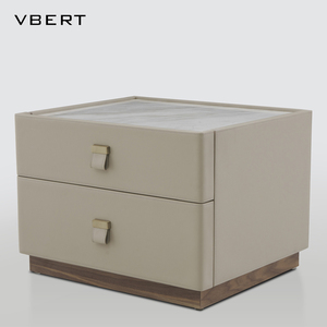WBERT italiano minimalista sella comodino in pelle di lusso moderno Design di <span class=keywords><strong>alta</strong></span> qualità pannello in pietra di marmo lato <span class=keywords><strong>letto</strong></span> di <span class=keywords><strong>alta</strong></span> qualità - Product Image 3