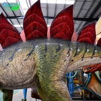 Gecai Jurassic 3D Dinosaur Animatronics stegosaurus Robot Dinosaur Model