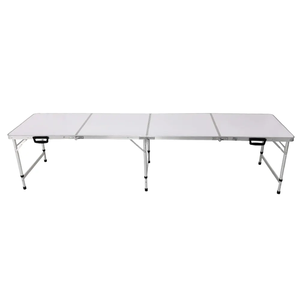 White <b>Outdoor</b> Plastic Camping <b>Folding</b> <b>Tables</b> China 240 - Product Image 1