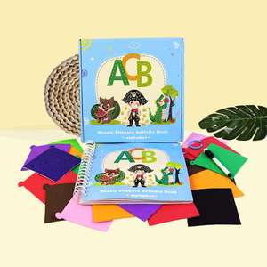 Cadeaux créatifs, art exclusif, éducatif, paillettes, bricolage, image magique, mosaïque pour enfants, kit d'artisanat d'alphabet - Product Image 1