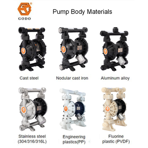 Pompe d'aspiration industrielle GODO QBY3-65L à diaphragme pneumatique de 2,5 pouces pour le transfert d'huile - Product Image 3
