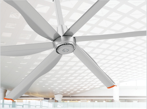 Ventilador de Techo Decorativo Estilo Americano Vintage de 10 pies HVLS, Ahorro de Energía, Moderno, Cobertura Alta de 210m, 3300m/min, Diseño Aerodinámico - Product Image 2