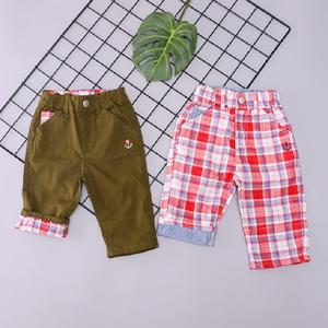 Produits innovants européens, vêtements pour enfants, vêtements en coton, pantalons à carreaux pour garçons, en vente - Product Image 4