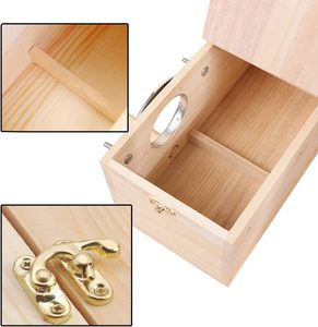Rắn Gỗ Bird Nest Tùy Chỉnh Sử Dụng Vườn Vẹt Môi TRƯỜNG SỐNG Kích Thước Và Vật Liệu - Product Image 2