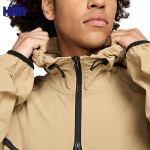 Chaqueta <span class=keywords><strong>cortavientos</strong></span> con capucha y cremallera completa impermeable para <span class=keywords><strong>hombre</strong></span> personalizada, ropa de trabajo ligera y holgada para deportes activos de escalada de <span class=keywords><strong>montaña</strong></span> - Product Image 2