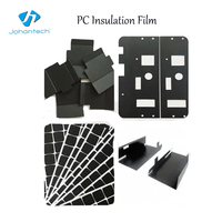 Film isolant en PC noir Johan UL94 V-0, haute résistance et résistant à la chaleur, pour transformateur et batterie