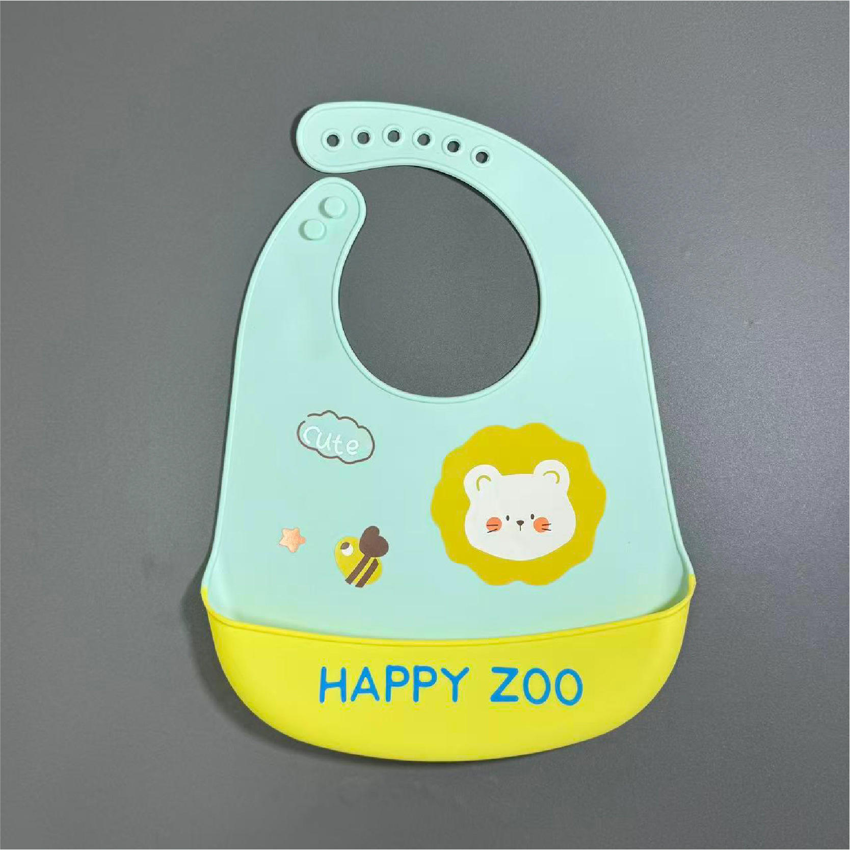 ผ้ากันเปื้อนสีเขียวมิ้นท์