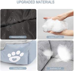 เตียงสุนัขหรูหรานุ่มสบาย,ผลิตภัณฑ์เบาะสำหรับสัตว์เลี้ยง - Product Image 4