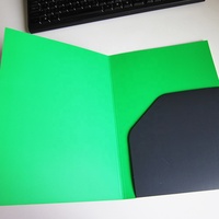 Carpeta de archivos A4 de papel personalizado, carpeta de publicidad de impresión para documentos, carpeta de presentación A5, regalo