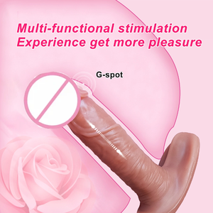 Juguetes Sexuales de Silicona Líquida con Control Remoto, Vibradores Realistas con Estimulación de Clítoris, Masturbadores para Mujeres - Product Image 2