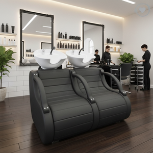 Sillón de Champú Moderno para Salón de Belleza y Barbería, Mueble de Salón de Cuero PU, Modelo 413 - Product Image 3