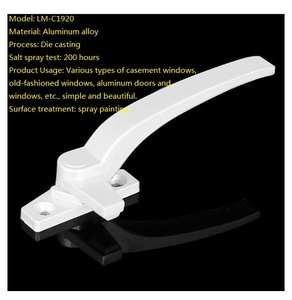 ที่จับหน้าต่างอลูมิเนียมอัลลอยด์หนา, ที่จับล็อคหน้าต่าง, ที่จับประตูและหน้าต่าง50แบบ - Product Image 4