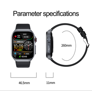 Reloj Inteligente ET585 con ECG, Pantalla AMOLED de 2.04 Pulgadas, Batería de Gran Capacidad de 530 mAh, Examen Físico Micro, Reloj de Salud OEM - Product Image 6