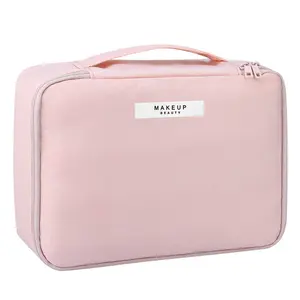 Waterproof fabric pink Toiletry bags Lovely gifts family friends Cosmetic Bag Makeup Pouch Bags