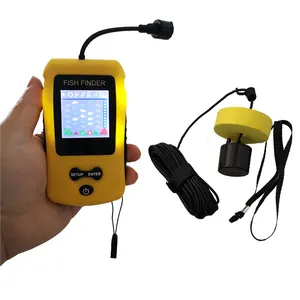 Monitor LCD sensore Sonar cablato Fish Finder trasduttore di profondità acqua rilevatore portatile Fish Finder per la pesca