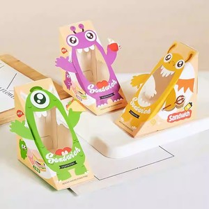 Boîte à sandwich personnalisée, boîte à sandwichs, emballage pour sandwichs, boîte en carton pour sandwichs, conteneur à emporter, boîte alimentaire - Product Image 5