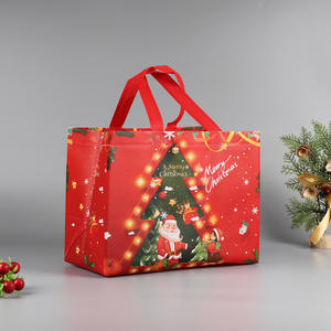 กระเป๋าผ้าใยสังเคราะห์พับได้ด้วยมือถือหูใหญ่ของขวัญปาร์ตี้สำหรับเด็กของขวัญแต่งงานโลโก้ออกแบบได้ตามต้องการ - Product Image 5