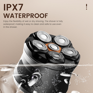 Rasoio Elettrico Magnetico 6D con Testina Flottante, Impermeabile IPX7, 8700 RPM, Alta Velocità, per Uomini Calvi - Product Image 2