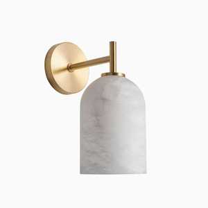 Lampu dinding marmer Spanyol semua dari tembaga lampu gantung desain sederhana untuk ruang tamu Hotel koridor sisi tangga penggunaan samping tempat tidur - Product Image 1