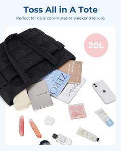 Süper büyük kadın kapitone omuzdan askili çanta Polyester Tote üretici özel büyük su geçirmez kapitone kirpi çanta mektup desen - Product Image 6