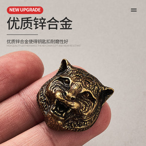 Tiger Shape Vintage <b>Bag</b> <b>Accessory</b> Zinc Alloy Antique Bronze Strong Connection For <b>Bag</b> Decoration - Product Image 3