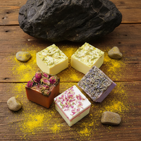 Sabun Mandi Kristal Pemutih Berbahan Dasar Buah Mewah, Menenangkan & Meremajakan, Aroma Bunga, Sabun Bunga Kering untuk Pengalaman Mandi Spa