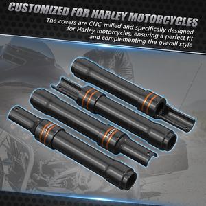 ฝาครอบก้าน<span class=keywords><strong>กระทุ้ง</strong></span> NiceCNC 4 ชิ้น ทำจากอะลูมิเนียม CNC สำหรับรถมอเตอร์ไซค์ฮาร์เลย์ แฟตบอย FLFBS 114 ปี 2018-2023 2024 และสตรีทไกลด์ FLHX ปี 2017-2024 - Product Image 3
